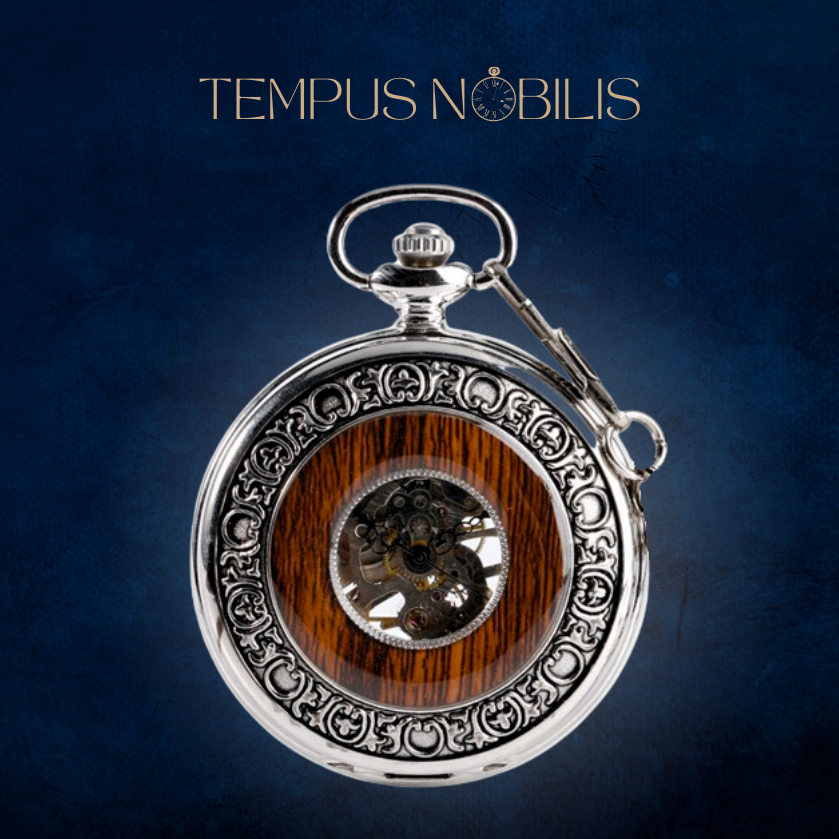 montre à gousset en bois Tempus Nobilis