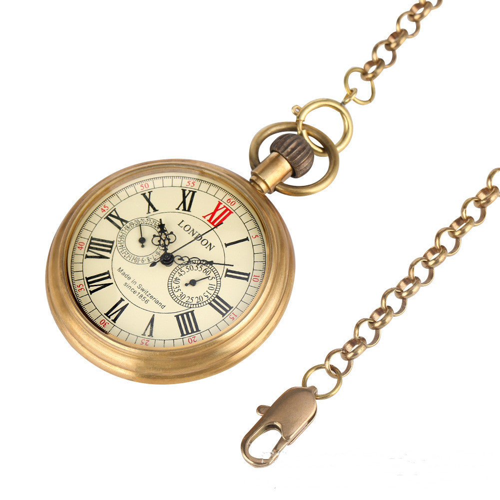 Montre à Gousset Aurum Classica avec sa chaîne